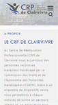 Mobile Screenshot of crp-clairvivre.fr
